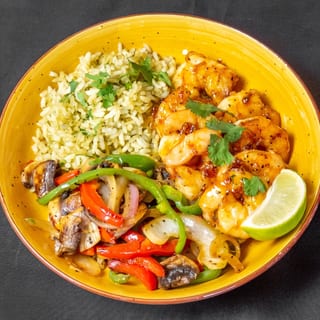 Chipotle Honey Lime Shrimp Bowl